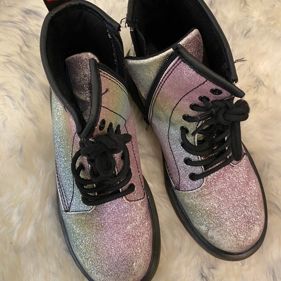 Dr. Martens Glitter Boots - Picture 1 of 3